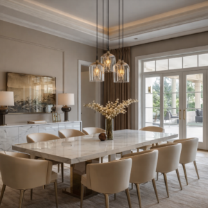 Elegant Marble Dining