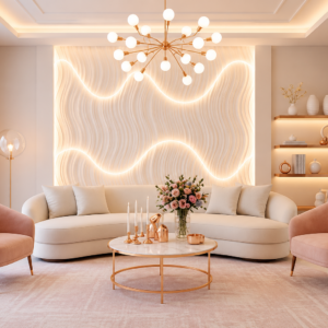 Elegant Blush Seating Collection