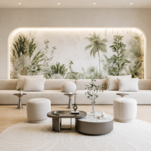 Serene Botanical Lounge Collection