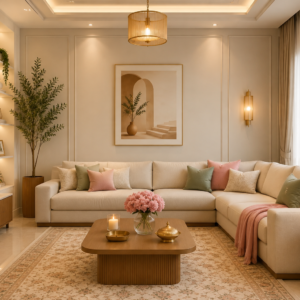 Serene Cream Sectional
