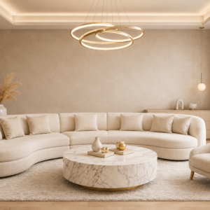 Curved Minimalist Sofa